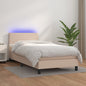 Giroletto Molle Con Materasso E Led 160X200Cm Similpelle