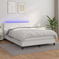 Giroletto Molle Con Materasso E Led 160X200Cm Similpelle