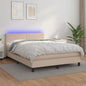 Giroletto Molle Con Materasso E Led 160X200Cm Similpelle