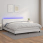 Giroletto Molle Con Materasso E Led 160X200Cm Similpelle