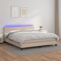 Giroletto Molle Con Materasso E Led 160X200Cm Similpelle