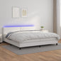 Giroletto Molle Con Materasso E Led 160X200Cm Similpelle