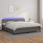Giroletto Molle Con Materasso E Led 160X200Cm Similpelle