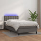 Giroletto Molle Con Materasso E Led 160X200Cm Similpelle