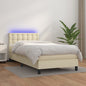 Giroletto Molle Con Materasso E Led 160X200Cm Similpelle