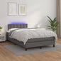 Giroletto Molle Con Materasso E Led 160X200Cm Similpelle