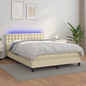 Giroletto Molle Con Materasso E Led 160X200Cm Similpelle