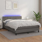 Giroletto Molle Con Materasso E Led 160X200Cm Similpelle