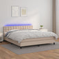 Giroletto Molle Con Materasso E Led 160X200Cm Similpelle
