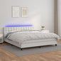 Giroletto Molle Con Materasso E Led 160X200Cm Similpelle