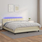 Giroletto Molle Con Materasso E Led 160X200Cm Similpelle
