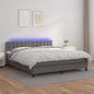Giroletto Molle Con Materasso E Led 160X200Cm Similpelle