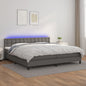 Giroletto Molle Con Materasso E Led 160X200Cm Similpelle
