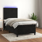 Letto A Sorgente Led Con Materasso Velluto