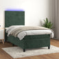 Letto A Sorgente Led Con Materasso Velluto