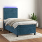 Letto A Sorgente Led Con Materasso Velluto