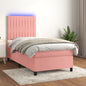 Letto A Sorgente Led Con Materasso Velluto