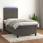 Letto A Sorgente Led Con Materasso Velluto