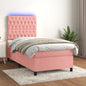 Letto A Sorgente Led Con Materasso Velluto