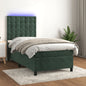 Letto A Sorgente Led Con Materasso Velluto