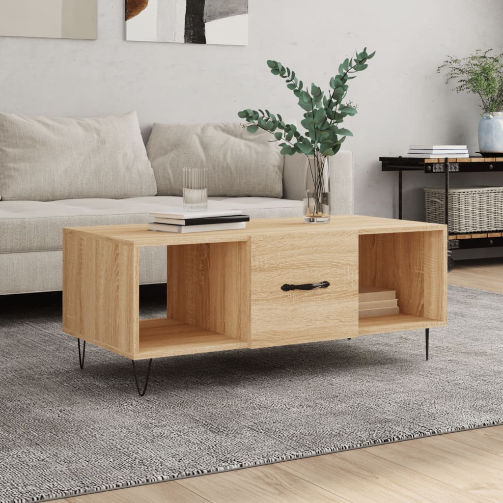 Tavolino Da Salotto 102X50X40Cm Legno Multistrato