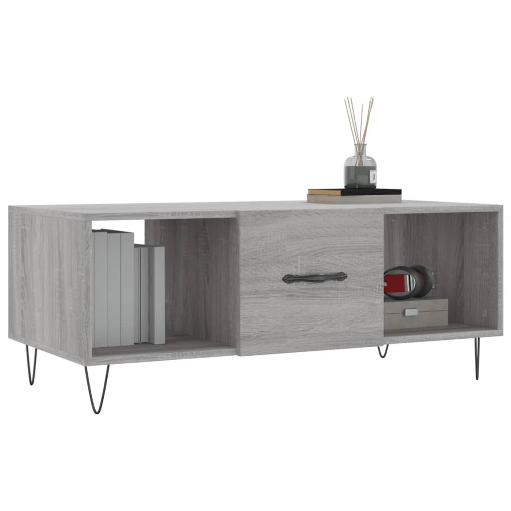 Tavolino Da Salotto 102X50X40Cm Legno Multistrato