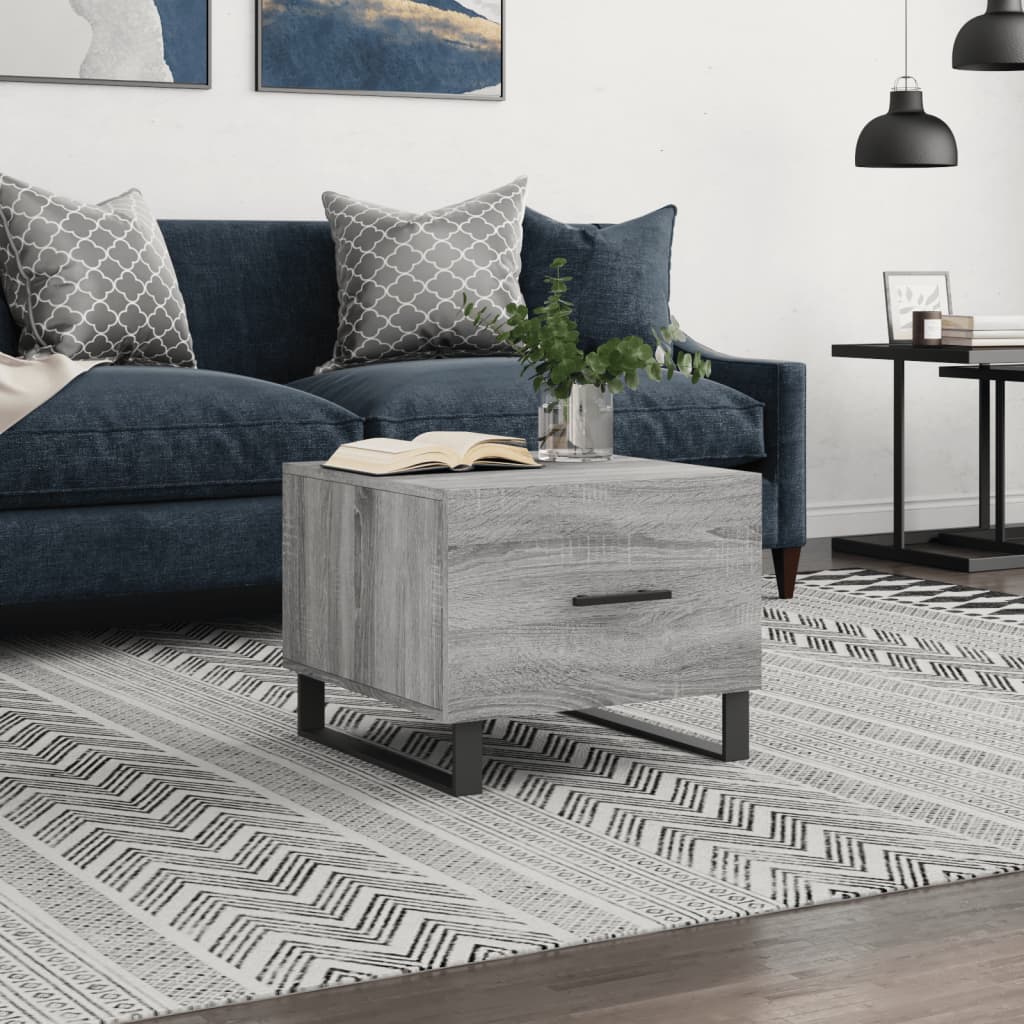 Tavolini Salotto 2 Pz 50X50X40 Legno Multistrato