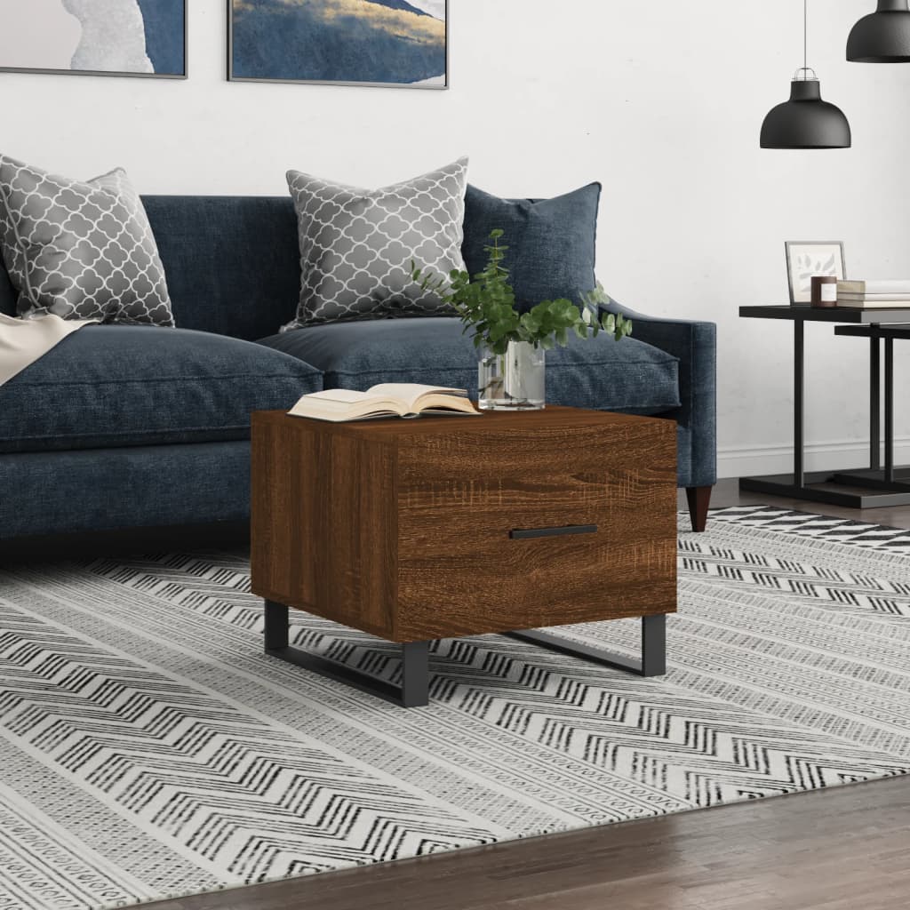 Tavolini Salotto 2 Pz 50X50X40 Legno Multistrato