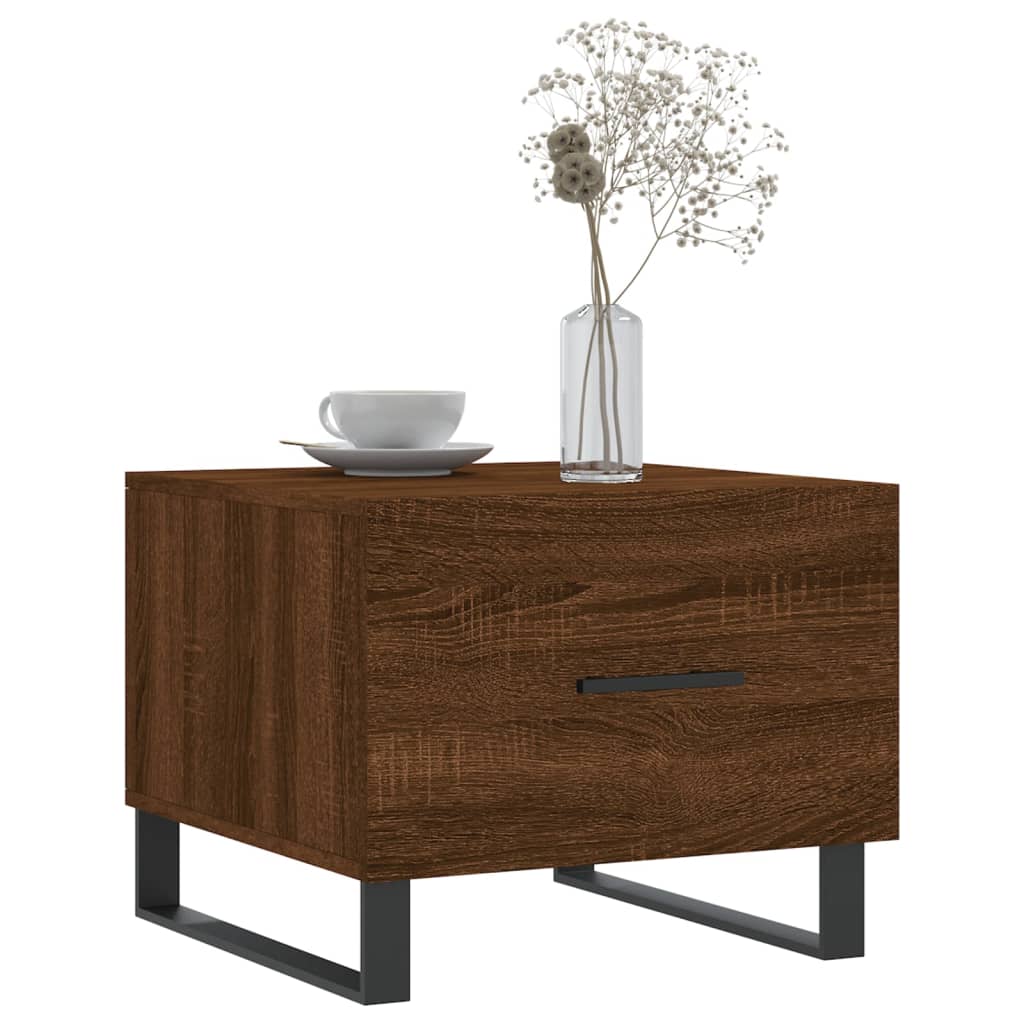 Tavolini Salotto 2 Pz 50X50X40 Legno Multistrato