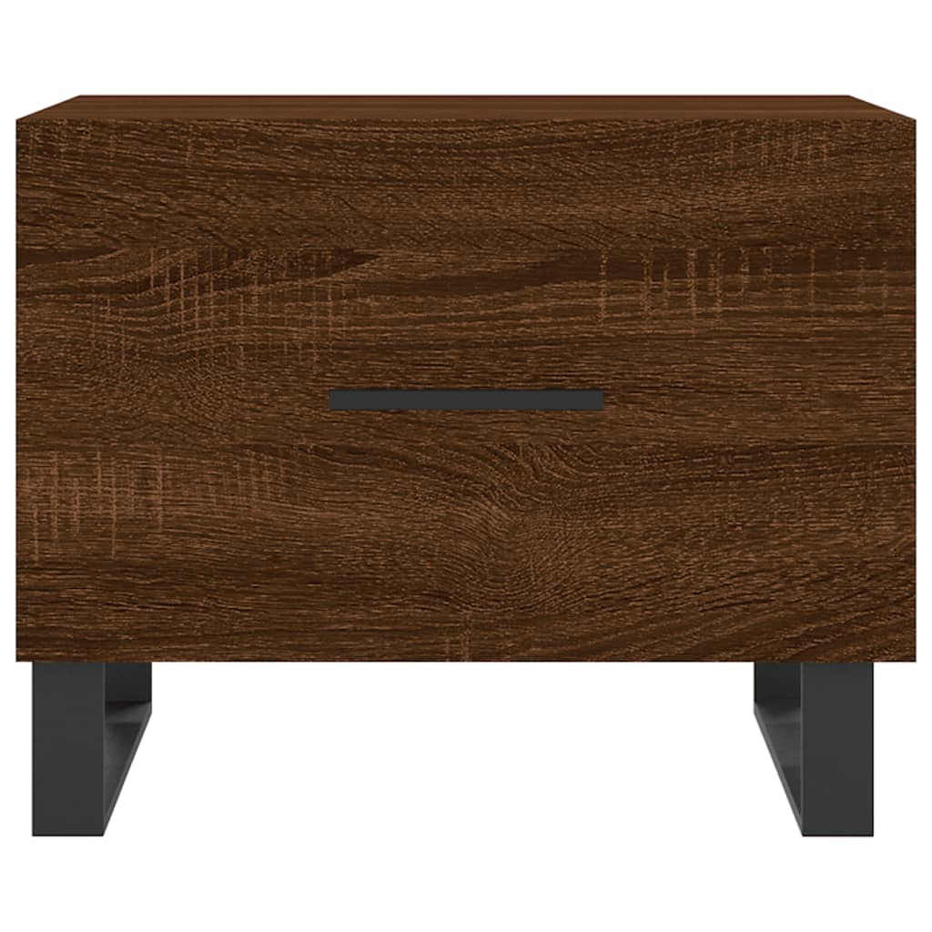 Tavolini Salotto 2 Pz 50X50X40 Legno Multistrato