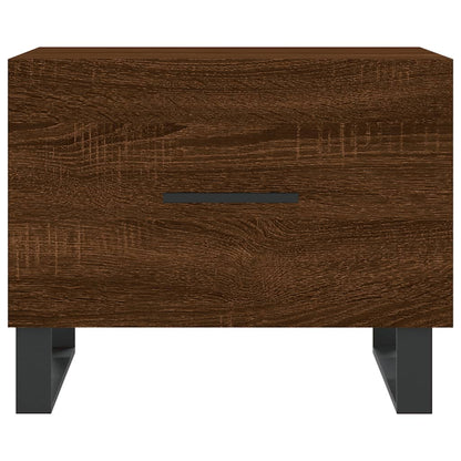 Tavolini Salotto 2 Pz 50X50X40 Legno Multistrato