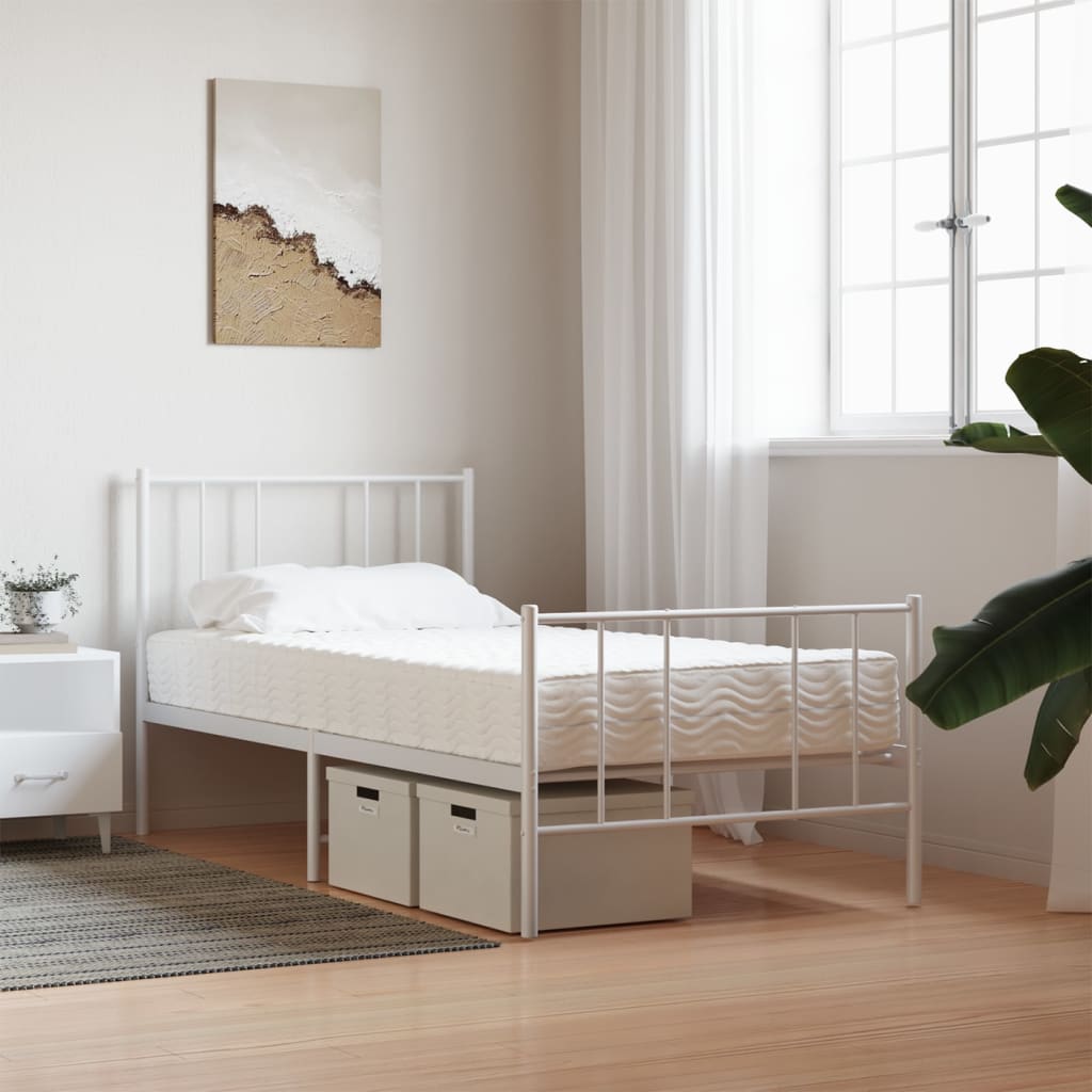 Materasso In Schiuma Bianco Durezza H2 H3