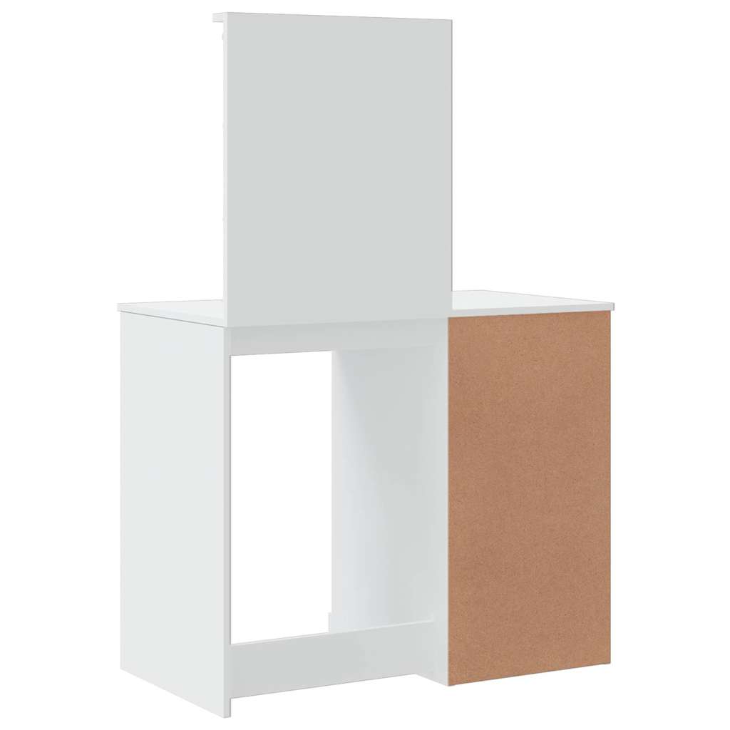 Toeletta Con Luci Led Bianca 90X42X132,5 Cm