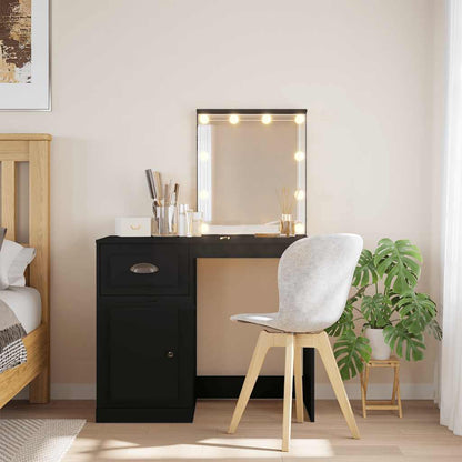 Toeletta Con Luci Led Bianca 90X42X132,5 Cm