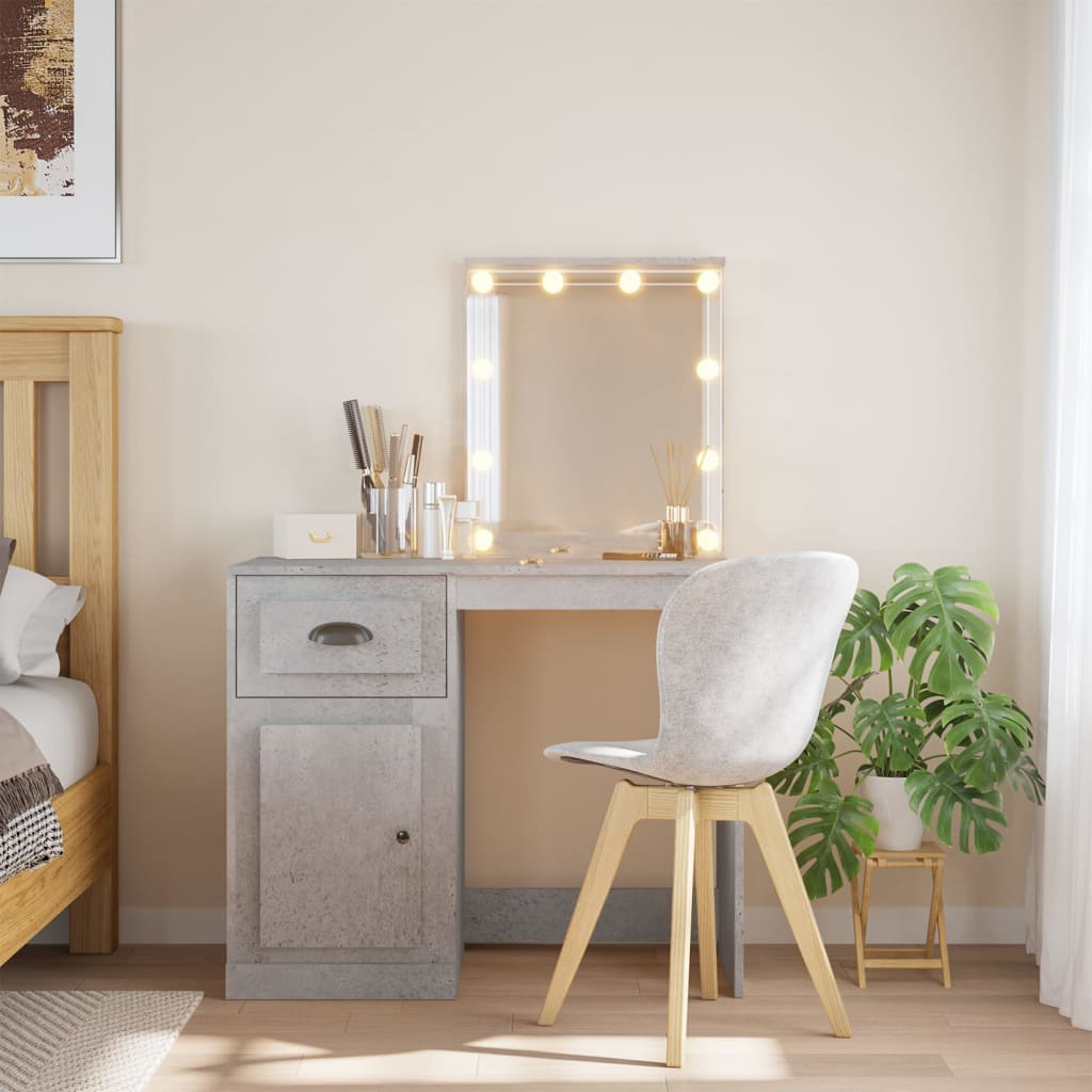 Toeletta Con Luci Led Bianca 90X42X132,5 Cm