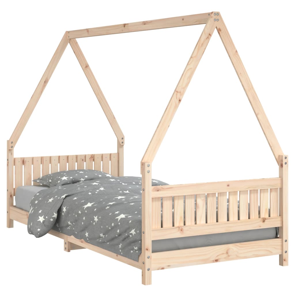 Giroletto Per Bambini 90X200 Cm In Legno Massello Di Pino