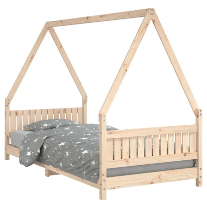 Giroletto Per Bambini 90X200 Cm In Legno Massello Di Pino