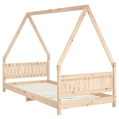 Giroletto Per Bambini 90X200 Cm In Legno Massello Di Pino