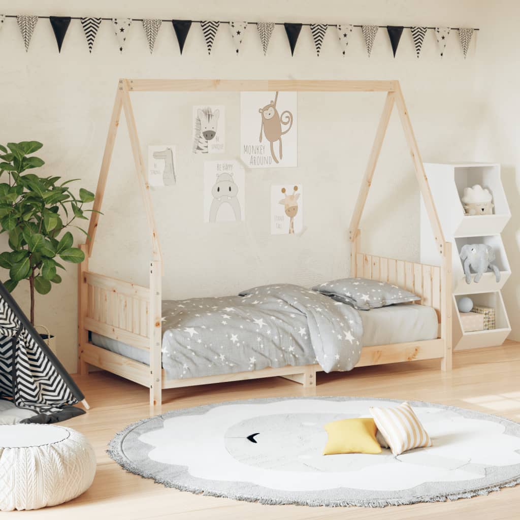 Giroletto Per Bambini In Legno Massello Di Pino