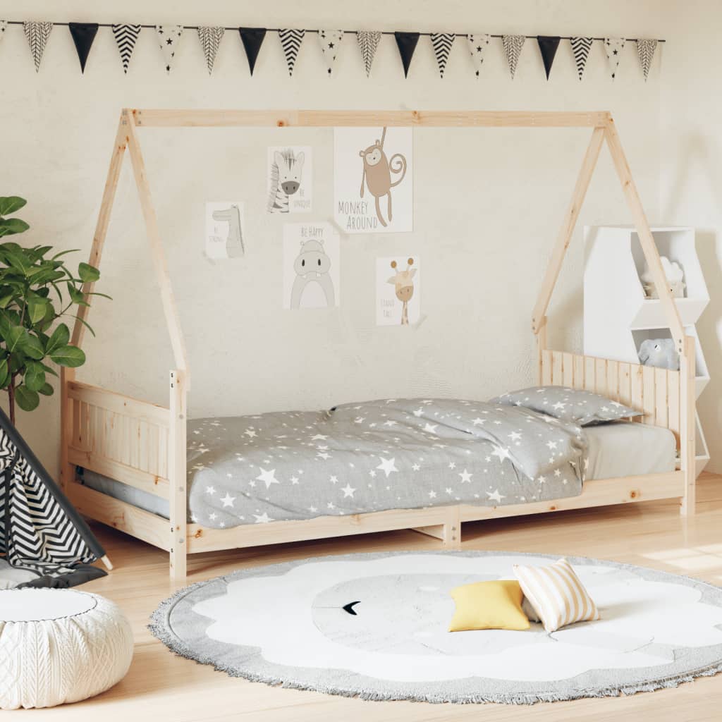 Giroletto Per Bambini In Legno Massello Di Pino