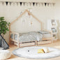 Giroletto Bambini Con Cassetti 90X200Cm Massello Di Pino