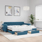 Letto Da Giorno In Velluto Blu