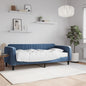 Divano Letto Estraibile Con Cassetti In Velluto Blu