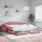 Letto Da Giorno In Velluto Rosa