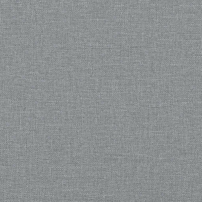 Divano Letto Estraibile Cassetti 80X200Cm Tessuto Grigio Chiaro