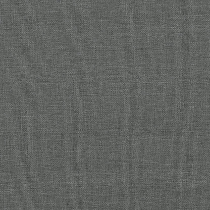 Divano Letto Estraibile Cassetti 90X200Cm Tessuto Grigio Scuro