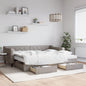 Divano Letto Con Letto Estraibile Tortora In Tessuto Talpa