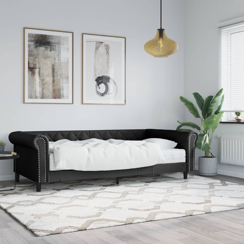 Divano Letto Con Letto Estraibile 90X200Cm In Similpelle