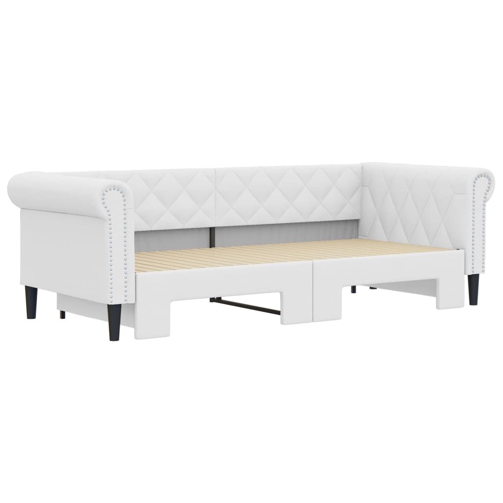 Divano Letto Con Letto Estraibile 90X200Cm In Similpelle