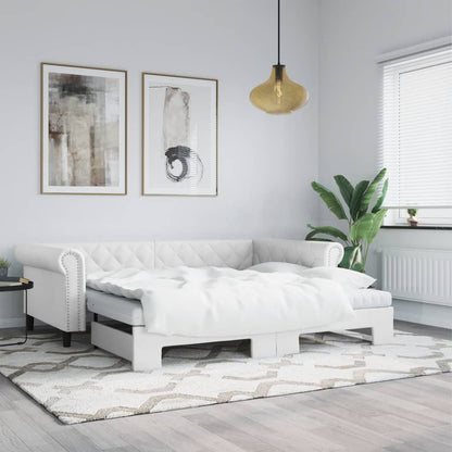 Divano Letto Con Letto Estraibile 90X200Cm In Similpelle